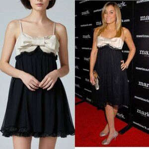 Y2K Babydoll Dress Betsey Johnson Size 10 As Seen On ASO Lauren Conrad Coquette
